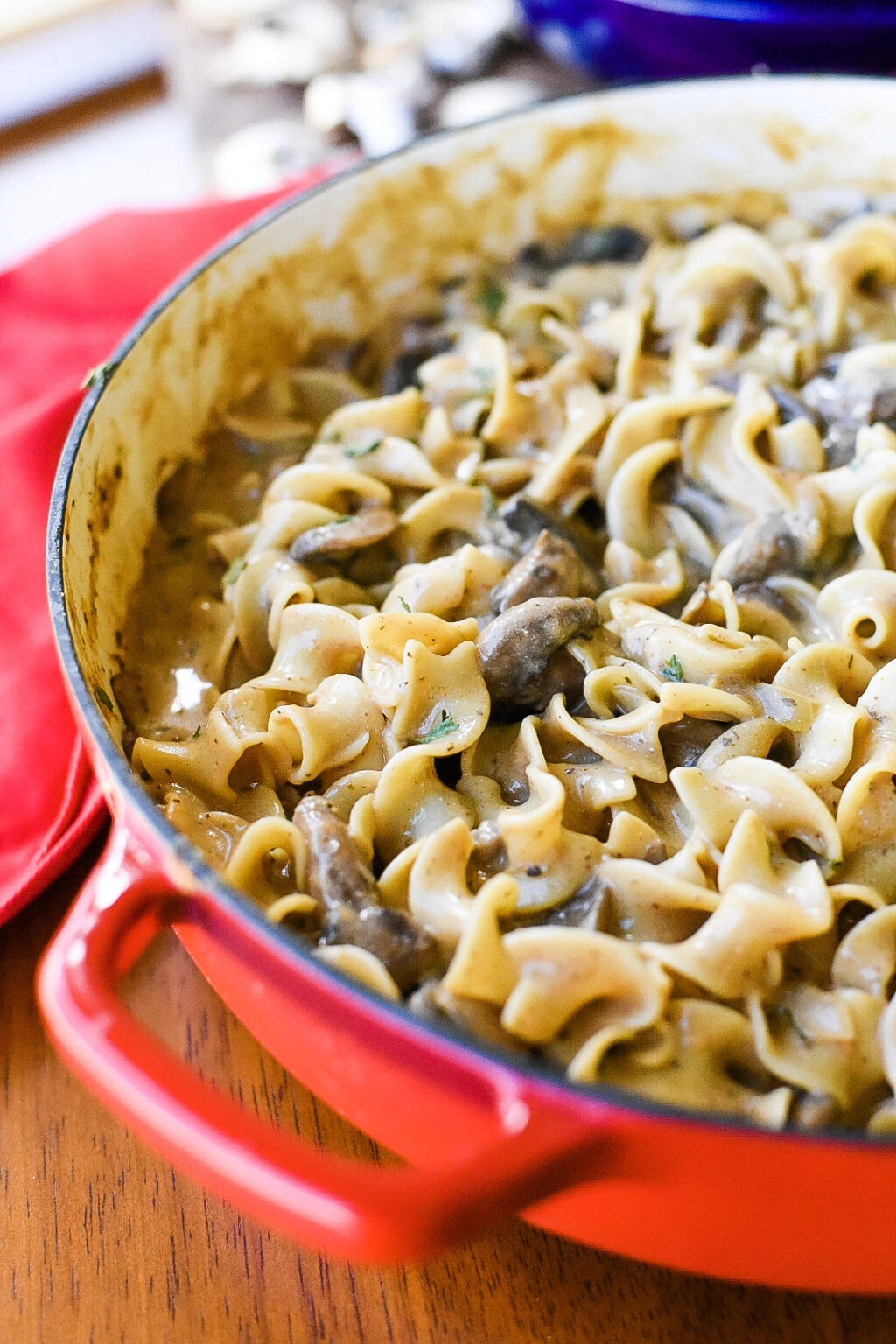 Creamy Mushroom Stroganoff