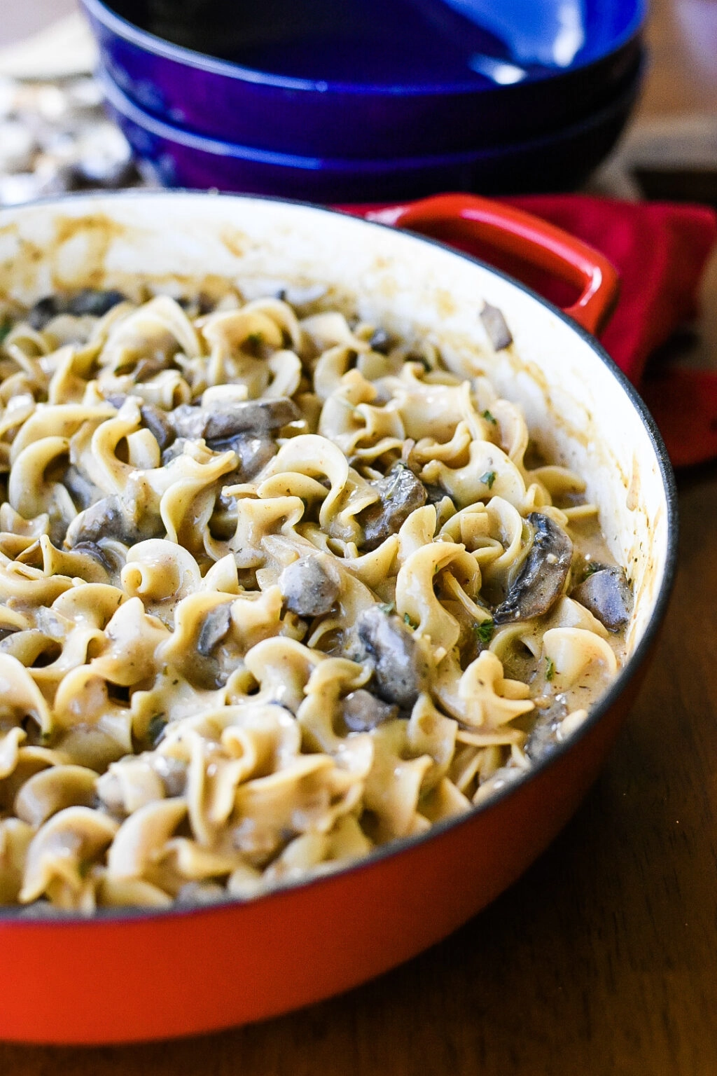 Creamy Mushroom Stroganoff