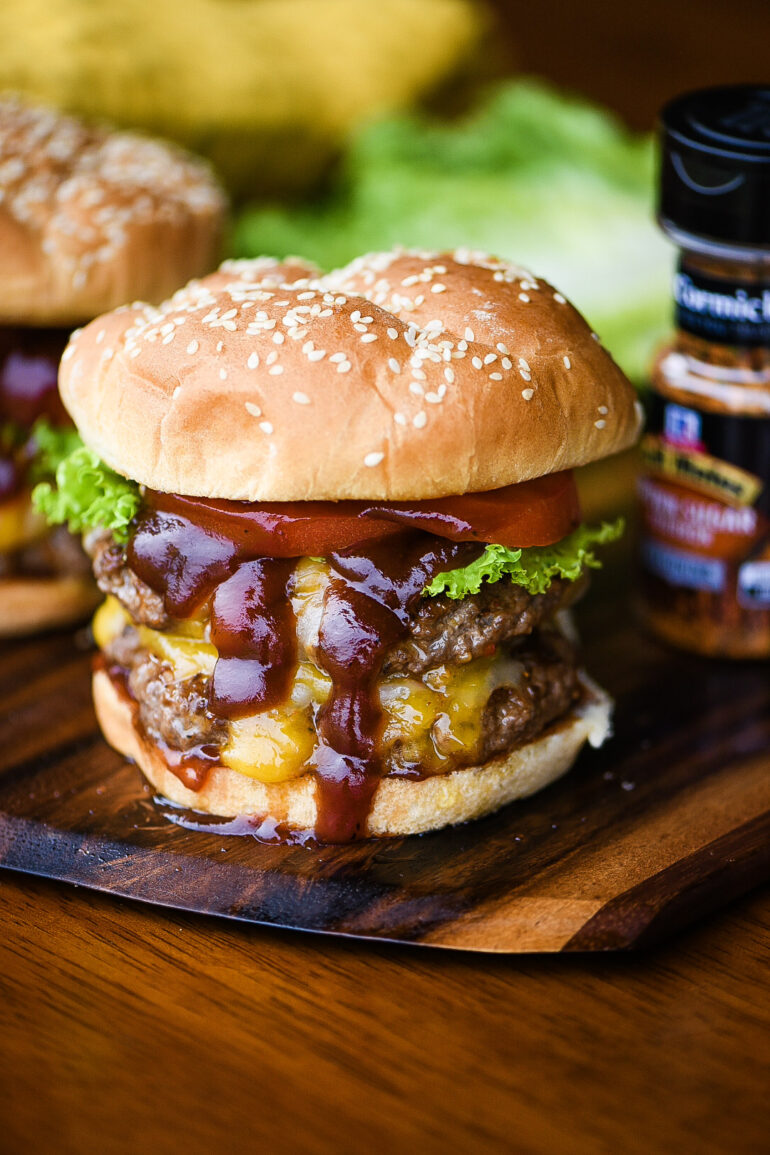 Double BBQ Cheddar Burger