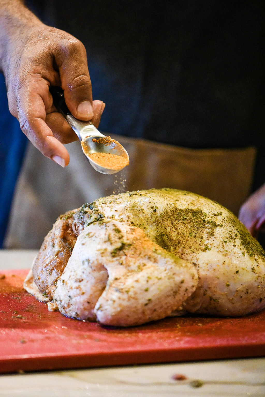 Seasoning Whole Chicken