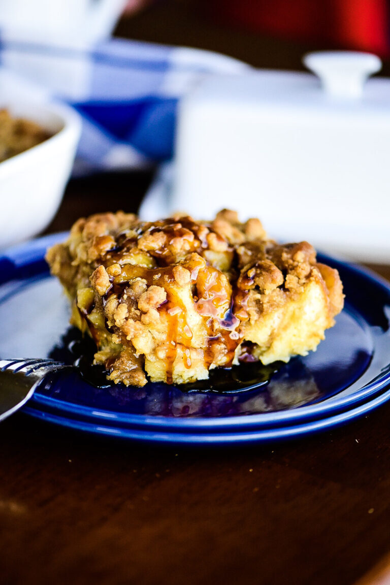 Bananas Foster French Toast Casserole