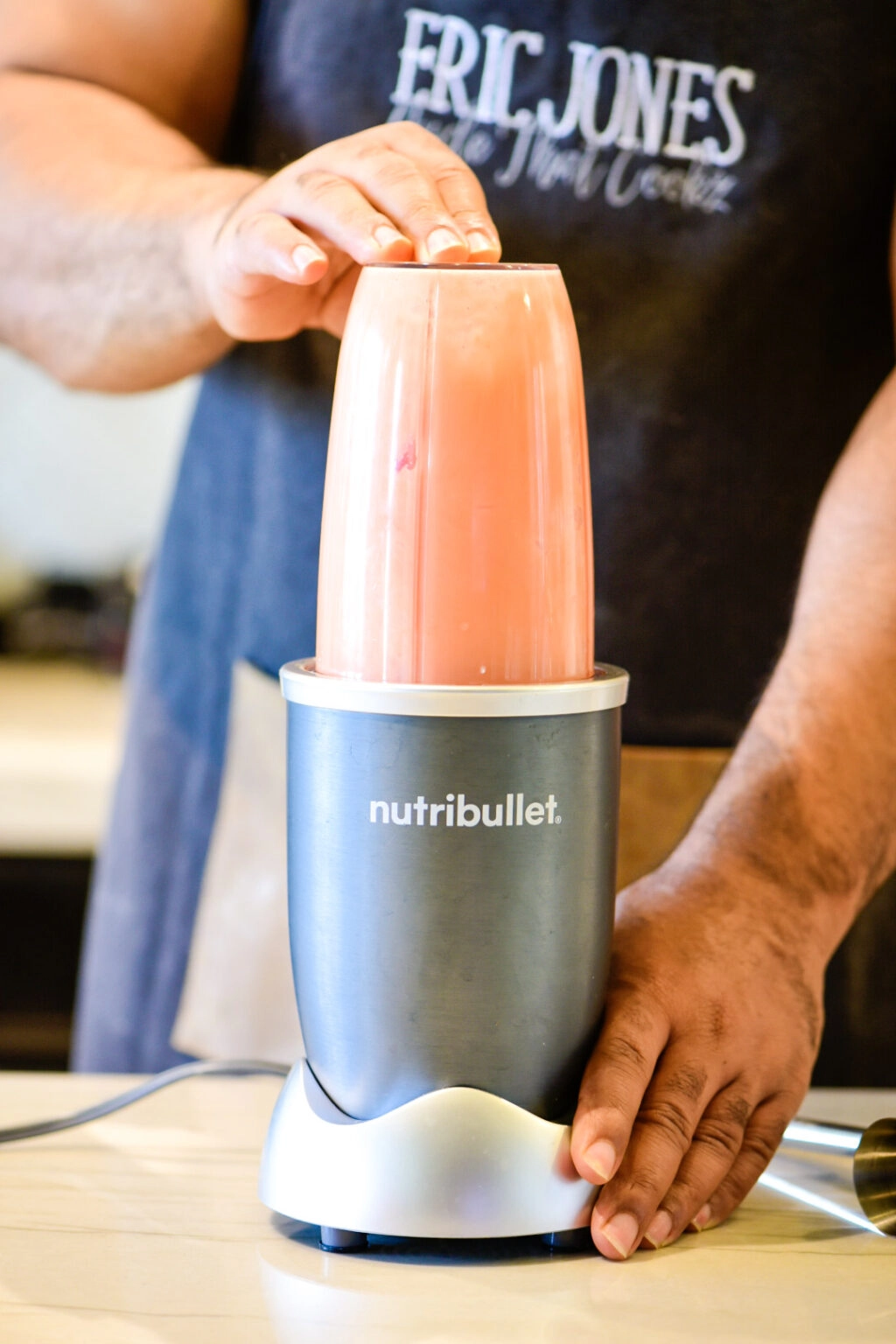 making fresh watermelon puree