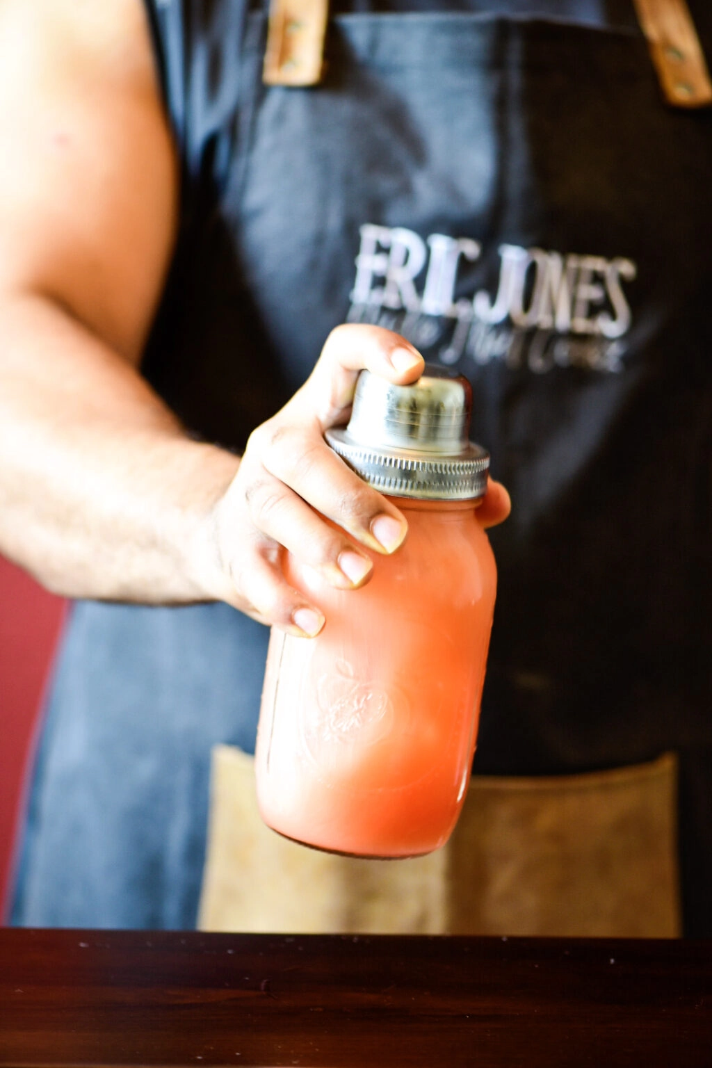 Shaking Watermelon Moscow Mule Cocktail