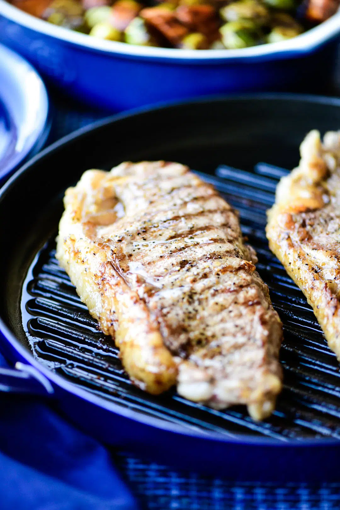 Grilled new york strip loin