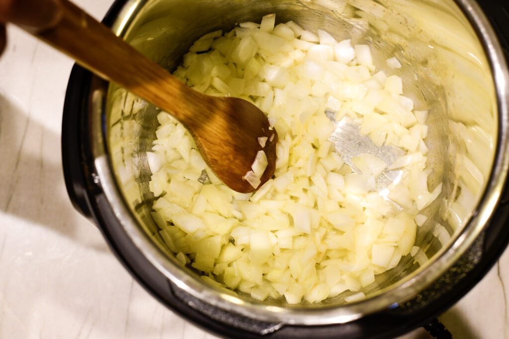 Cooking onions in Instant Pot