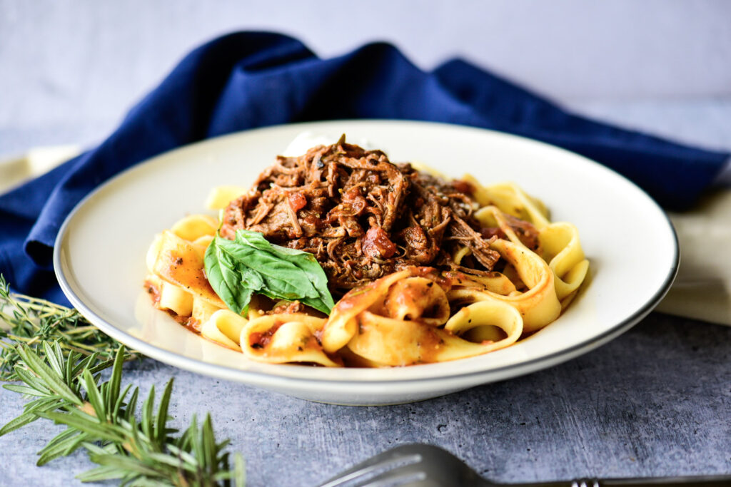 Instant Pot Beef Ragù with Pappardelle Dude That Cookz