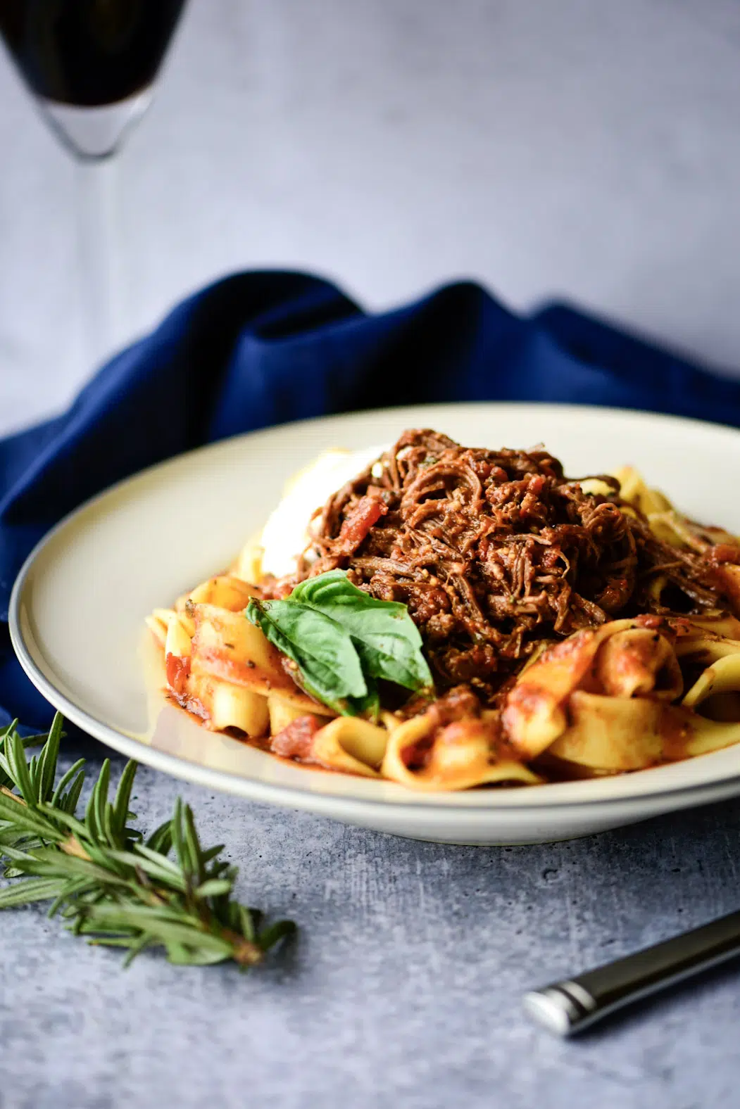 Instant Pot Beef Ragù with Pappardelle