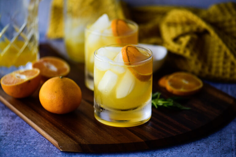 Mandarin Orange Crush Cocktail