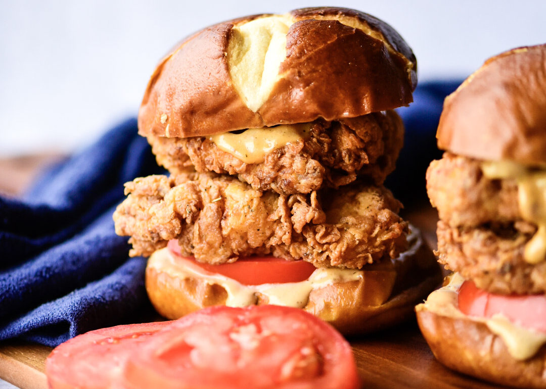 Spicy Cajun Crispy Chicken Sandwich Dude That Cookz