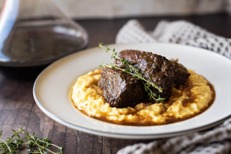 Braised Short Ribs with Sauce