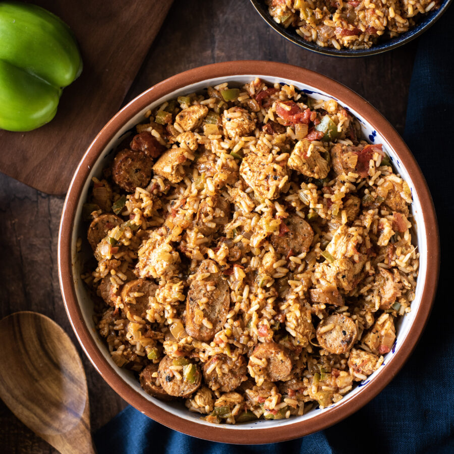 Quick & Easy Chicken & Sausage Jambalaya | Dude That Cookz