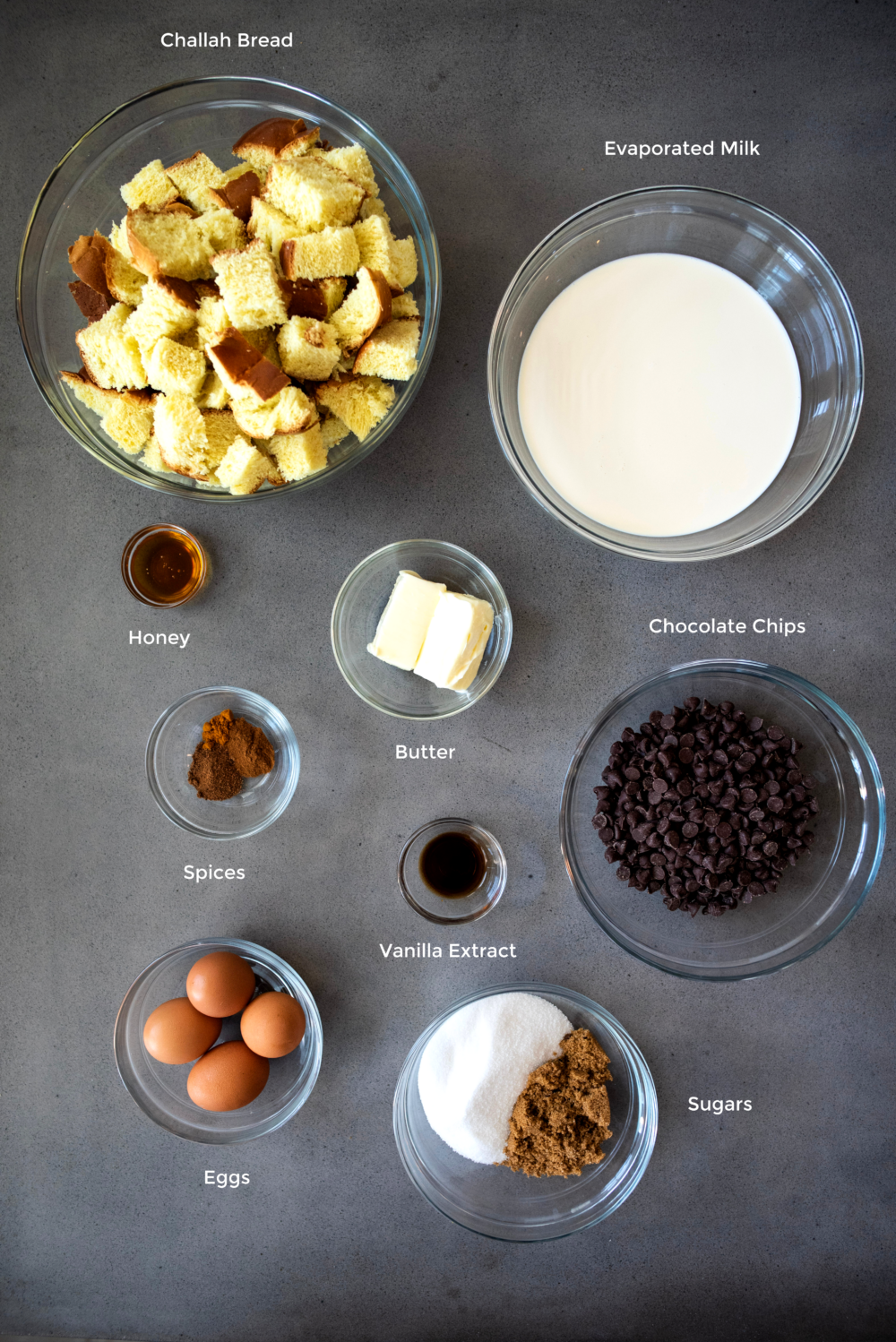 bread pudding ingredients