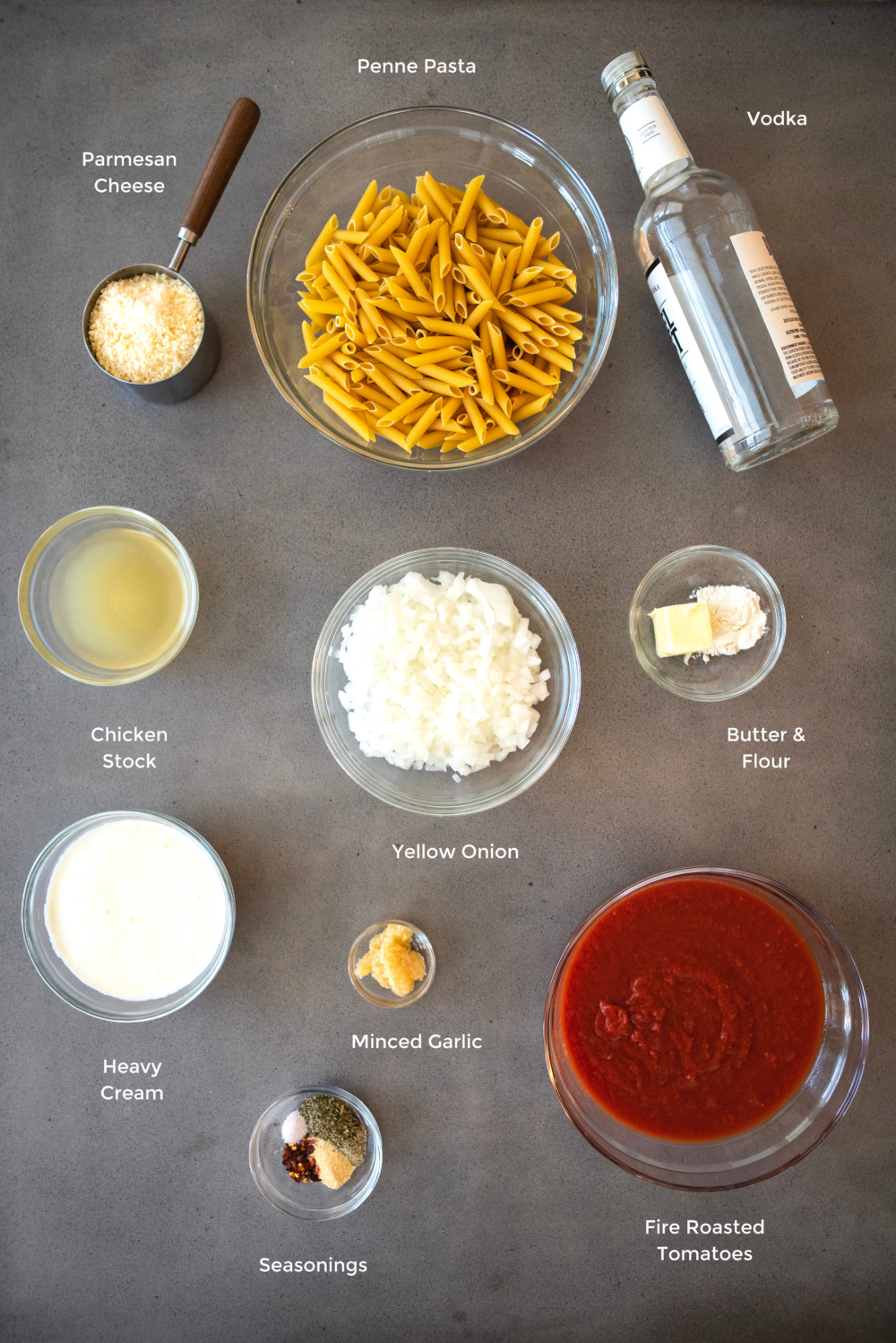 penne alla vodka ingredients