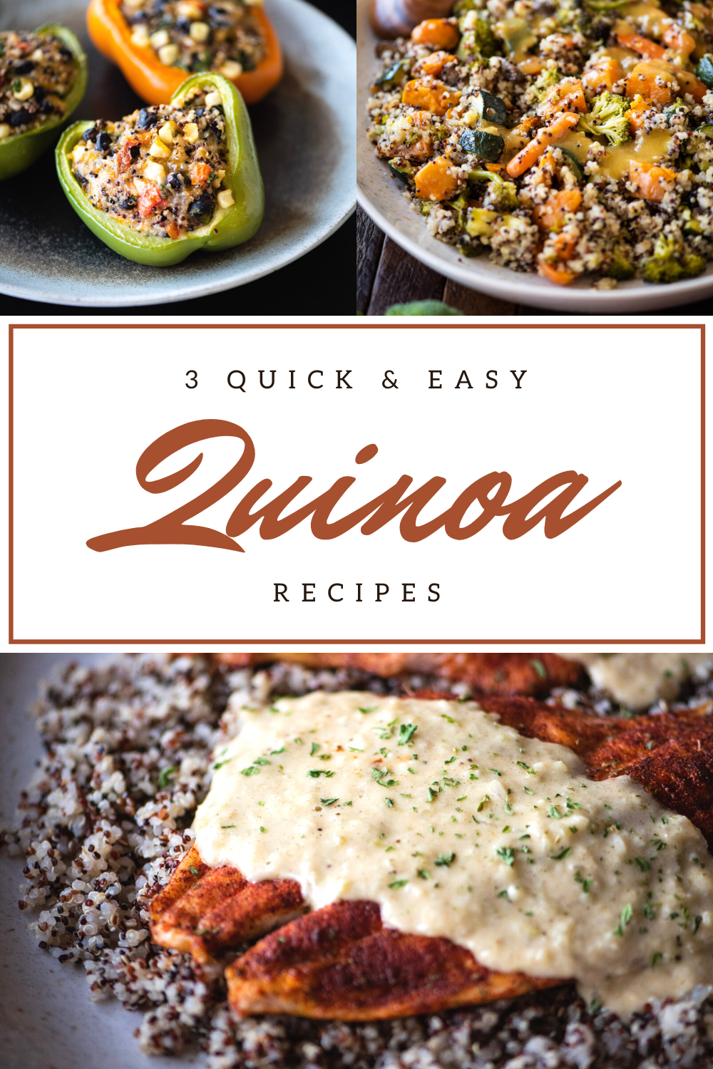 quinoa three ways