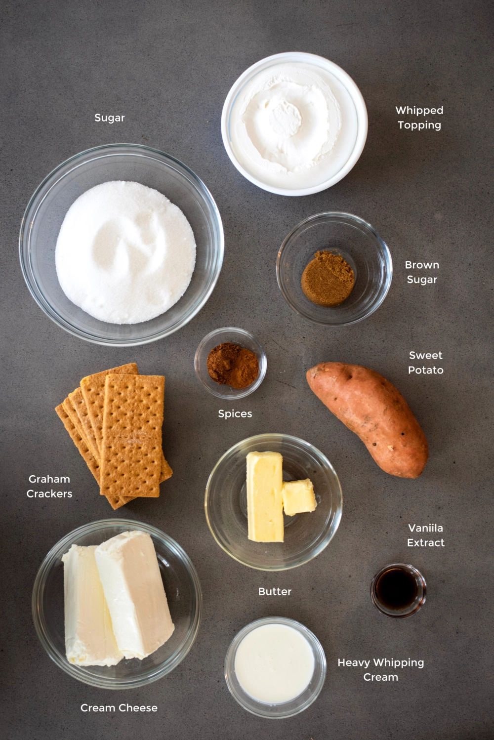 sweet potato cheesecake ingredients