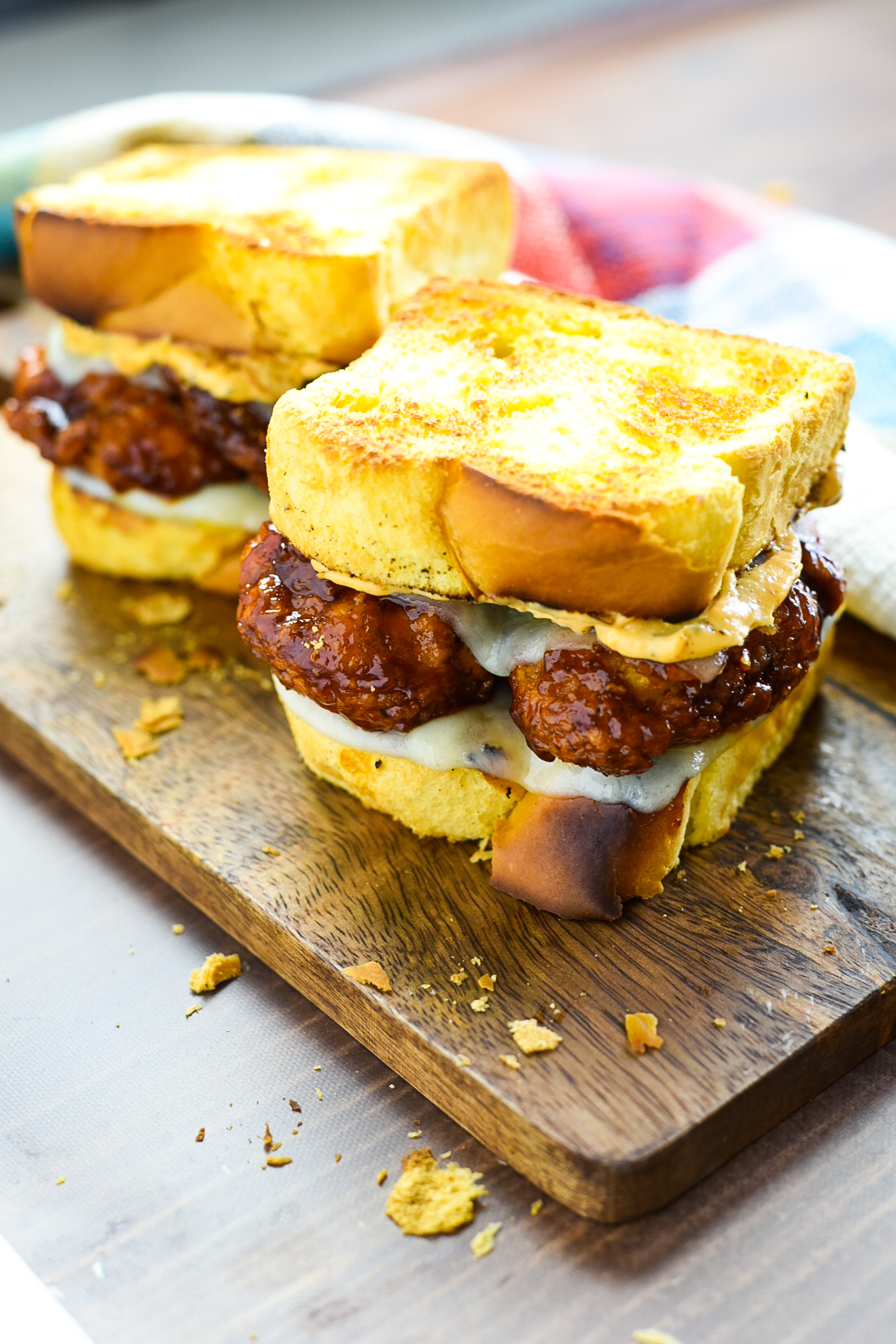 Honey BBQ Chicken Strip Sandwich Dude That Cookz