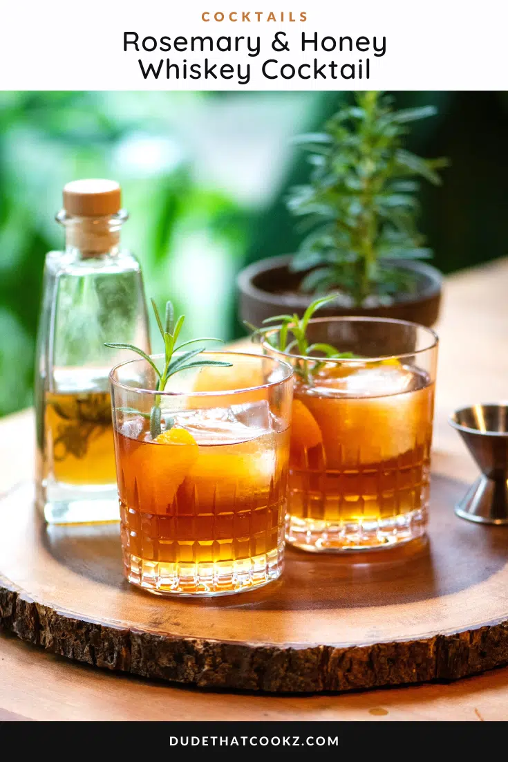 Rosemary & Honey Whiskey Cocktail