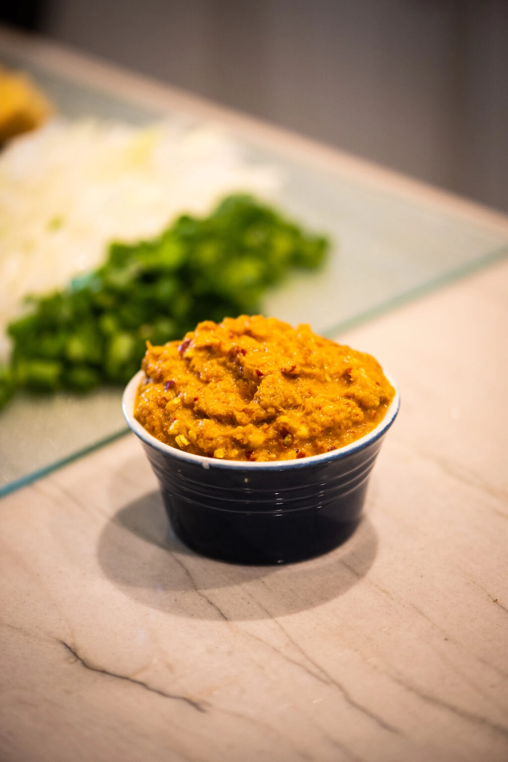 homemade yellow curry paste