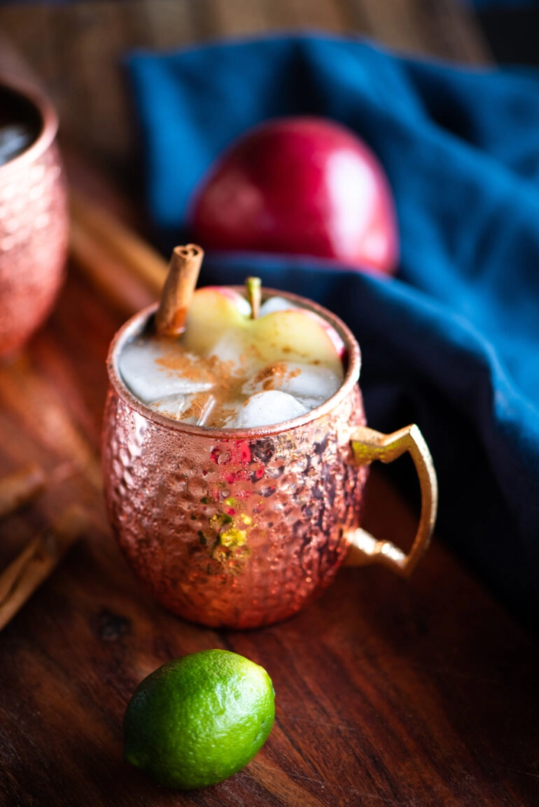 Apple Cinnamon Mule cocktail