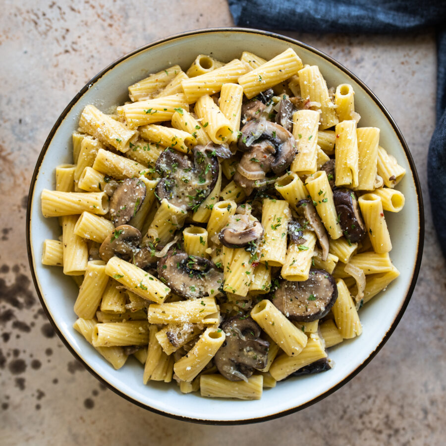 Healthier Mushroom Rigatoni Recipe Dude That Cookz