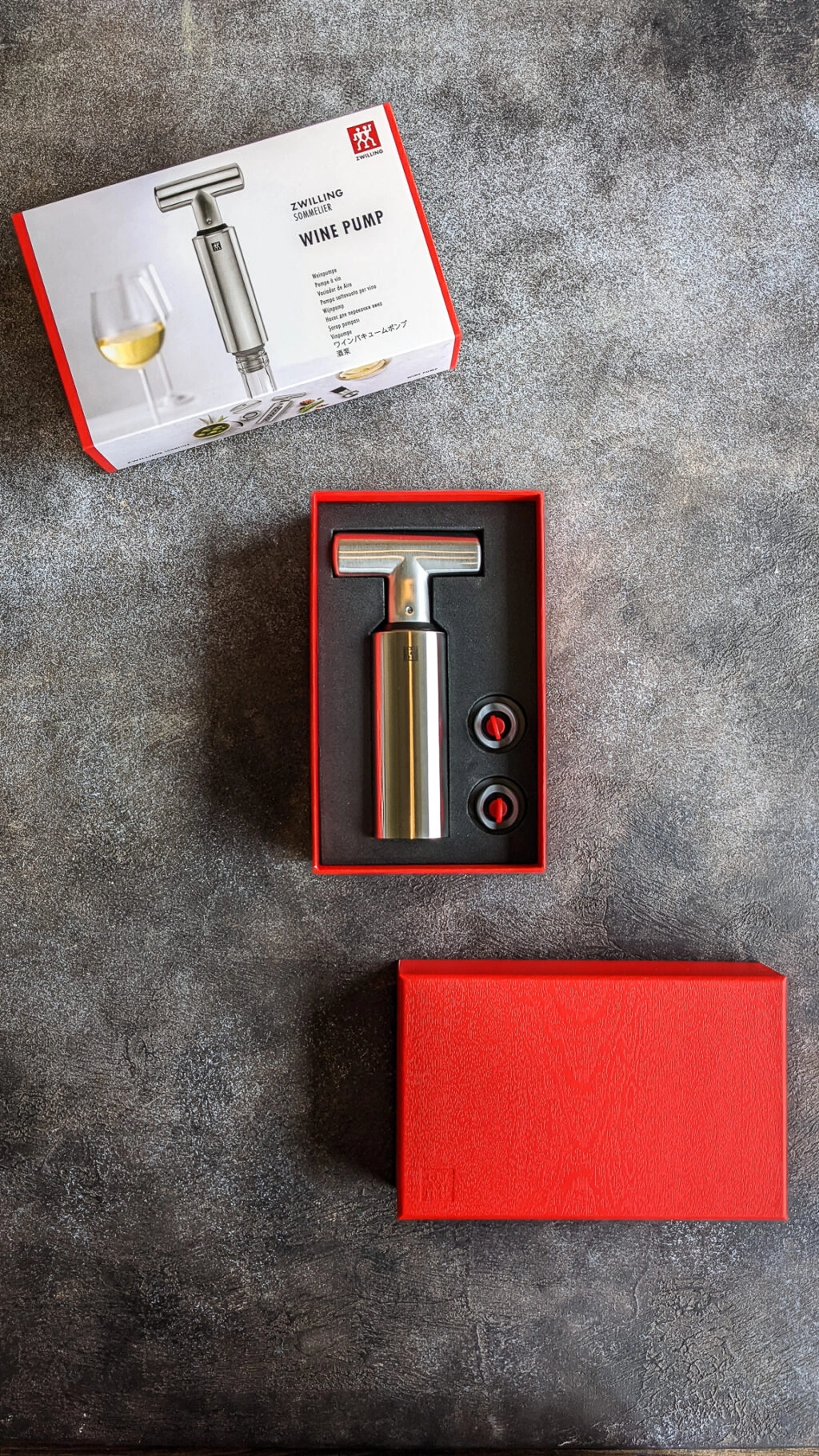 Zwilling 3-pc Wine Vacuum Pump & Stopper Set