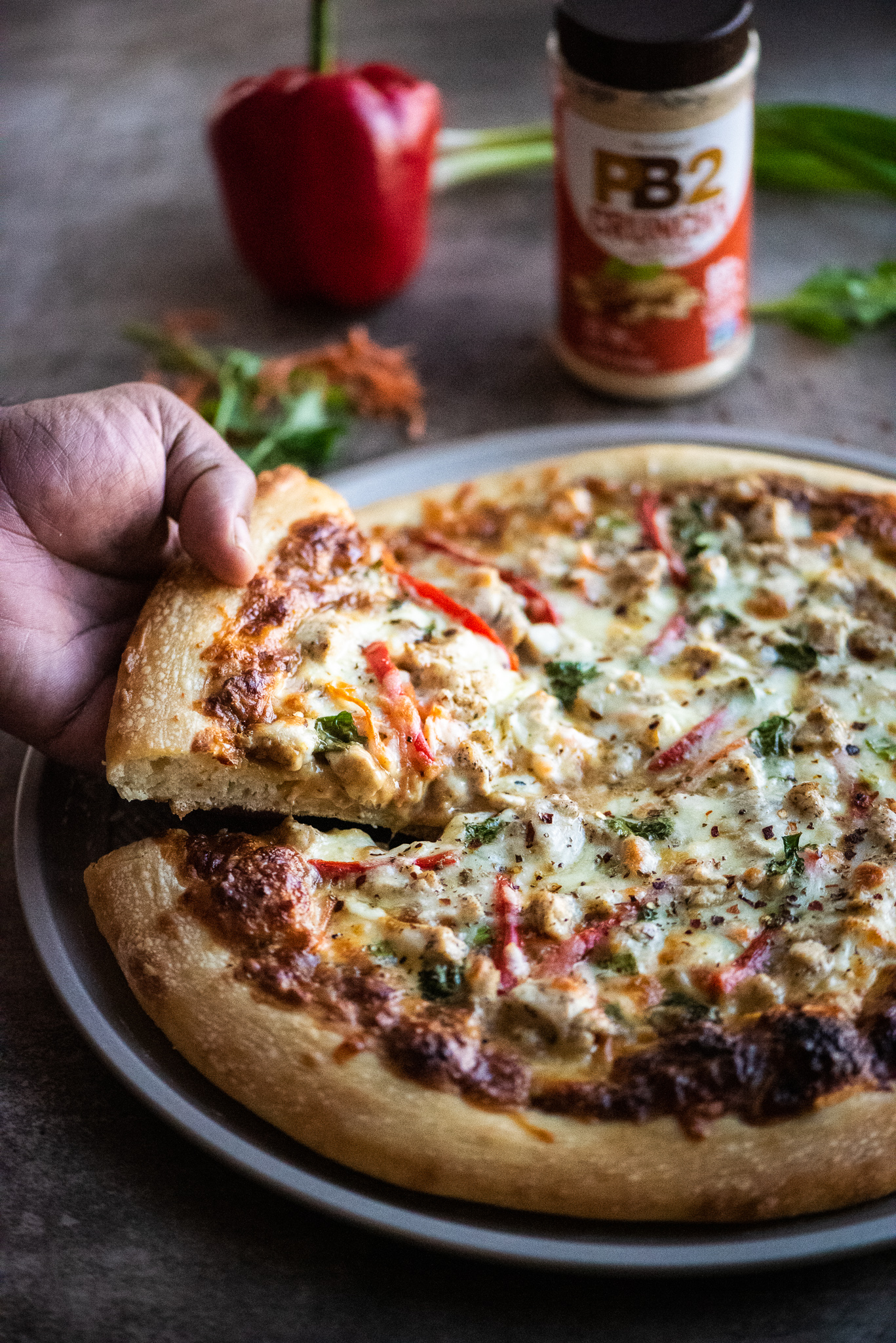 Thai-inspired Chicken Pizza