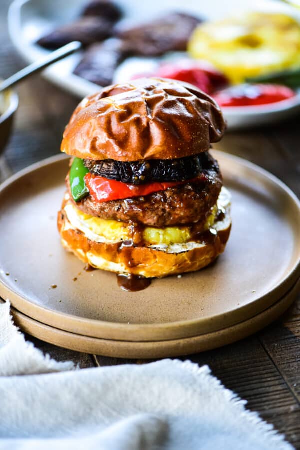 Shish Kabob Turkey Burger | Dude That Cookz