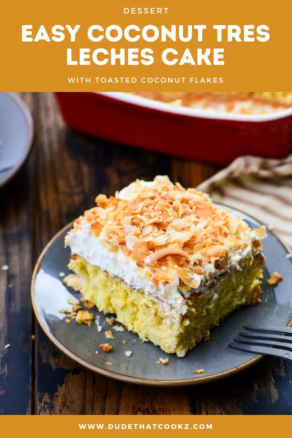 easy coconut tres leches cake