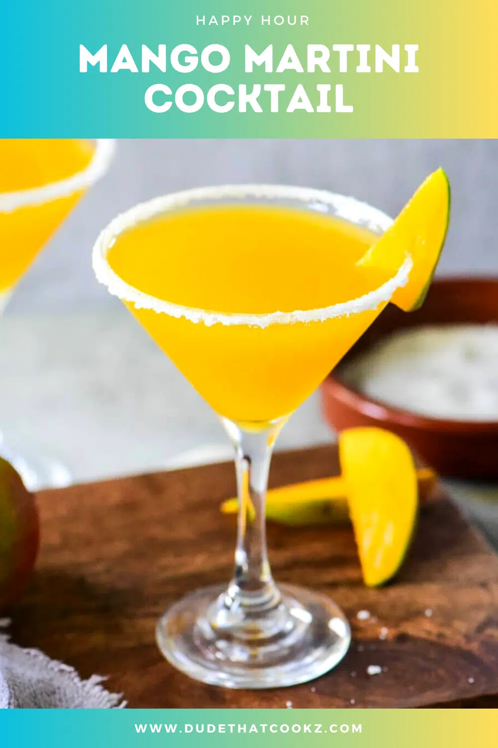 mango martini cocktail