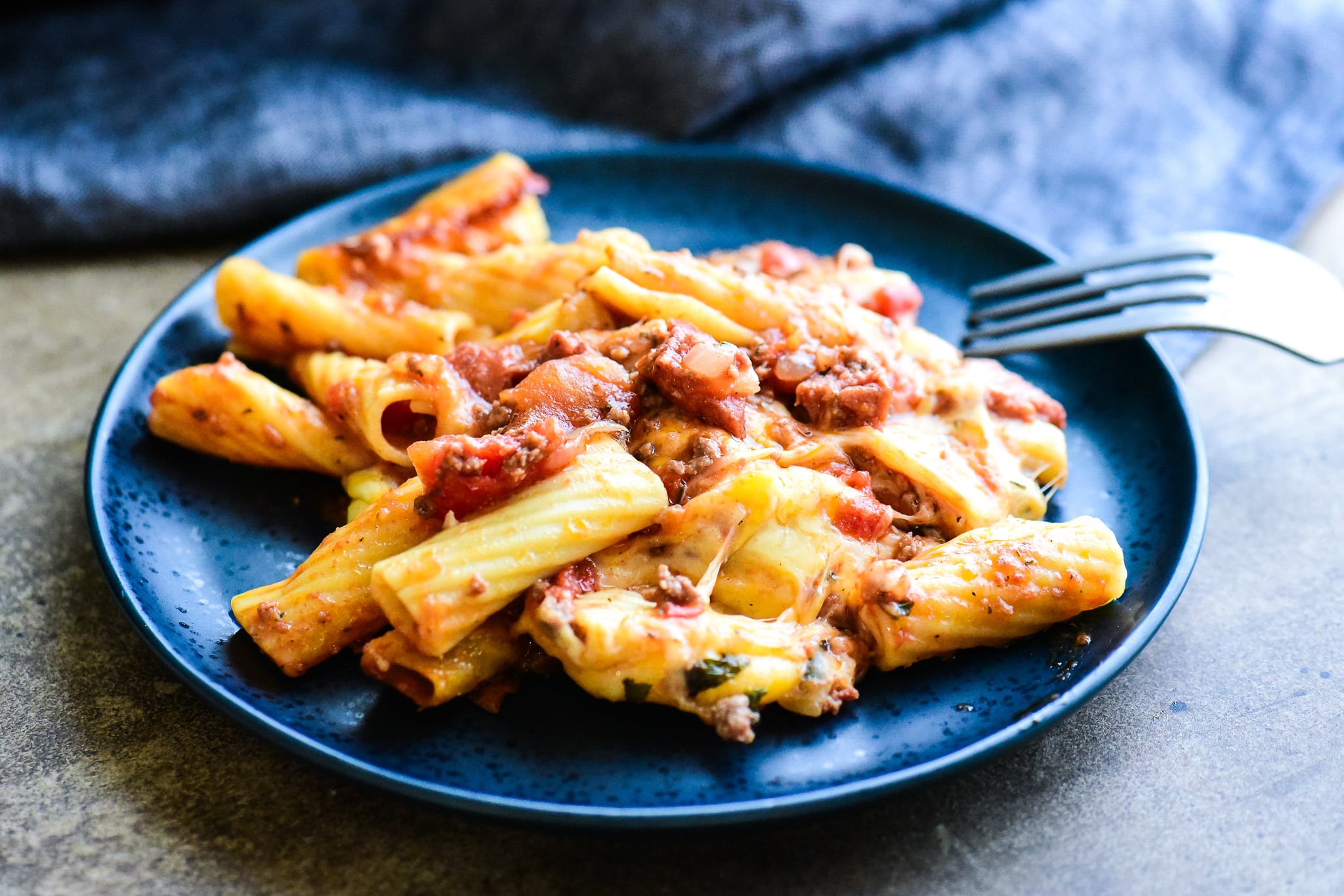 Cheesy Baked Rigatoni With Beef | Dude That Cookz