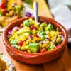 grilled corn and avocado salsa