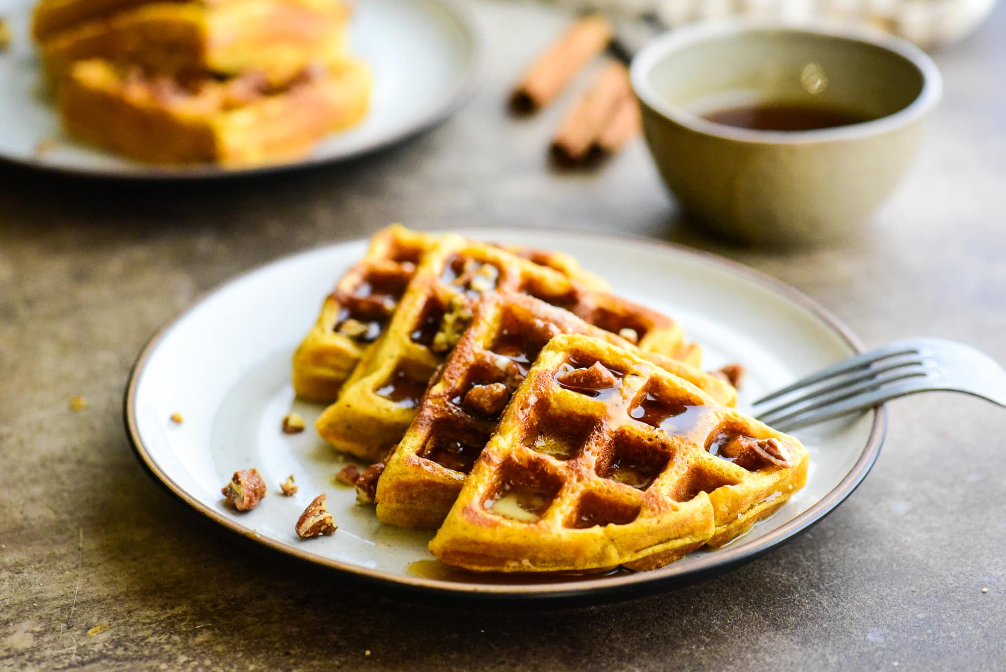 Pumpkin Waffles Recipe | Dude That Cookz