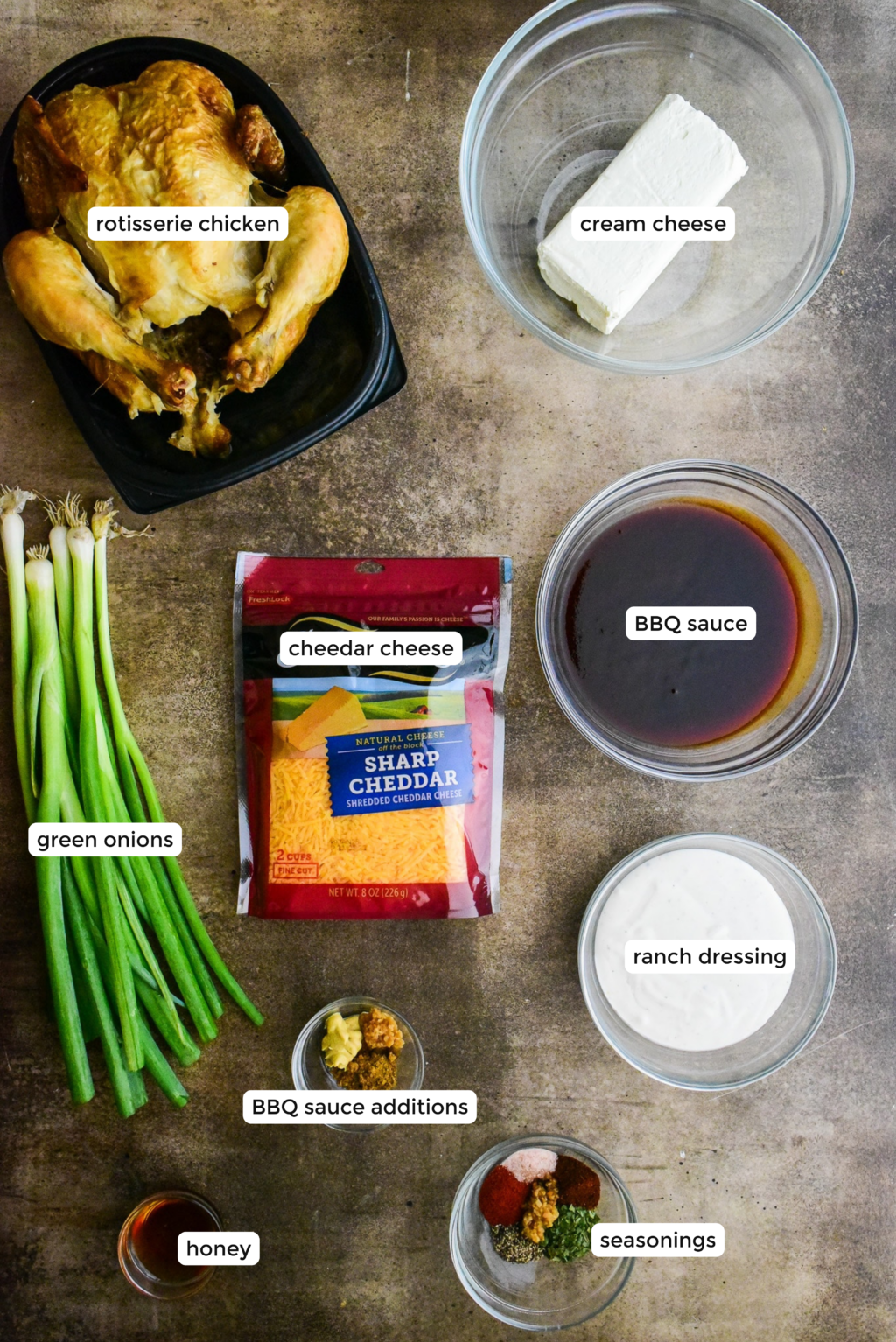 bbq chicken dip ingredients