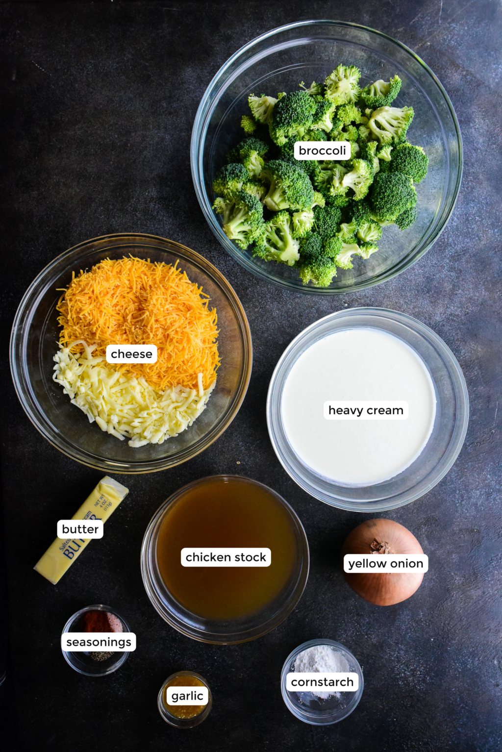 broccoli cheese soup ingredients