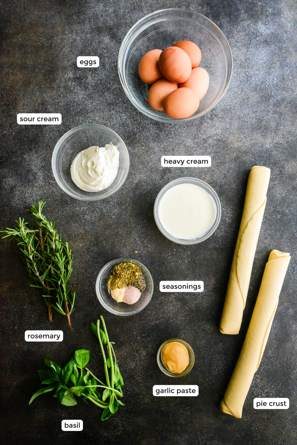 mini quiche ingredients