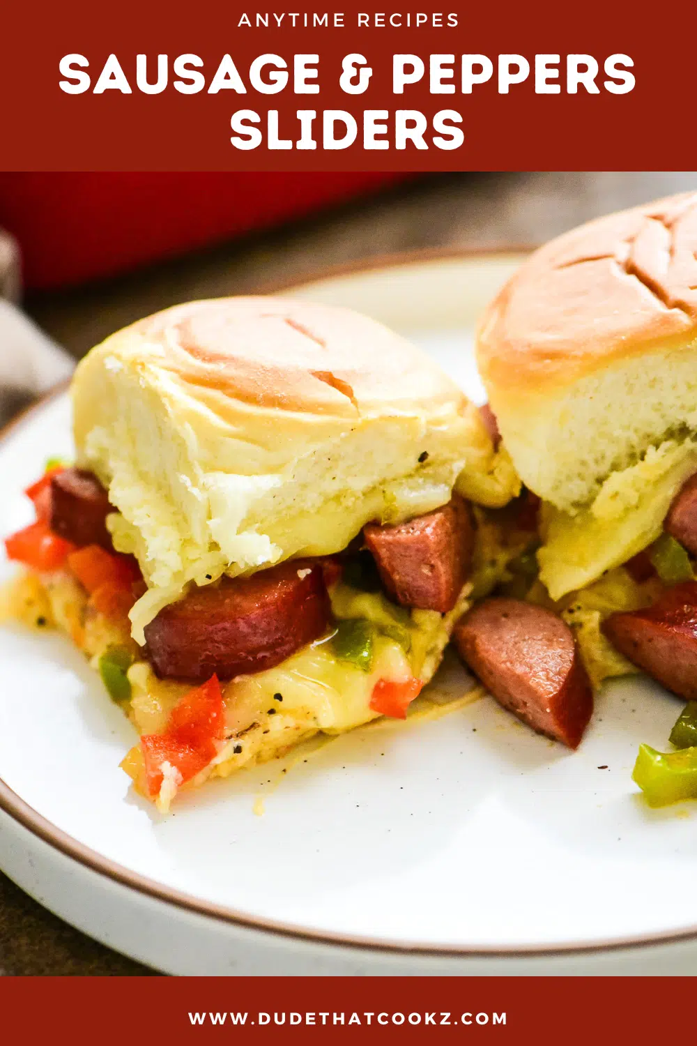 sausage & peppers sliders