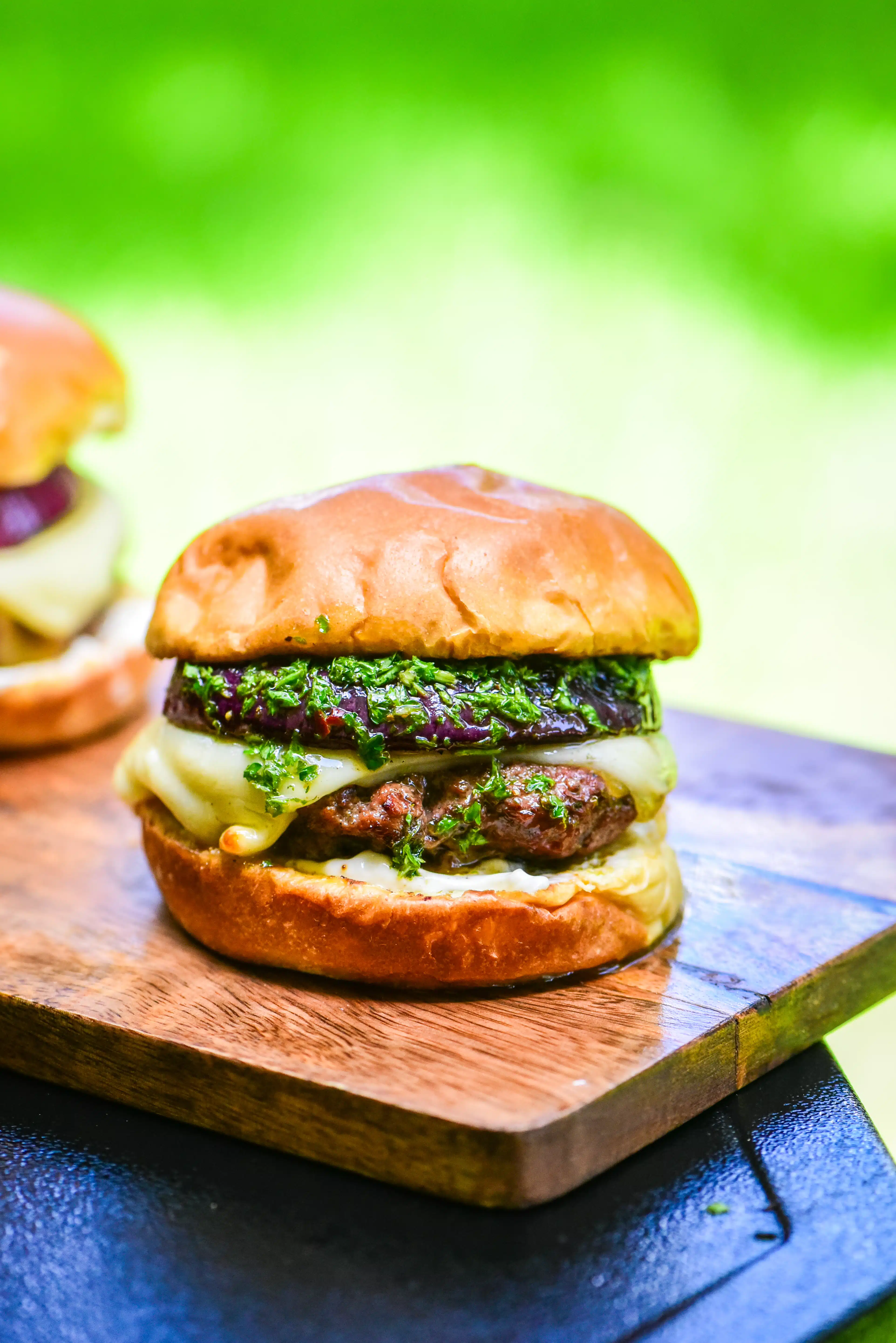 Chimichurri Cheeseburger