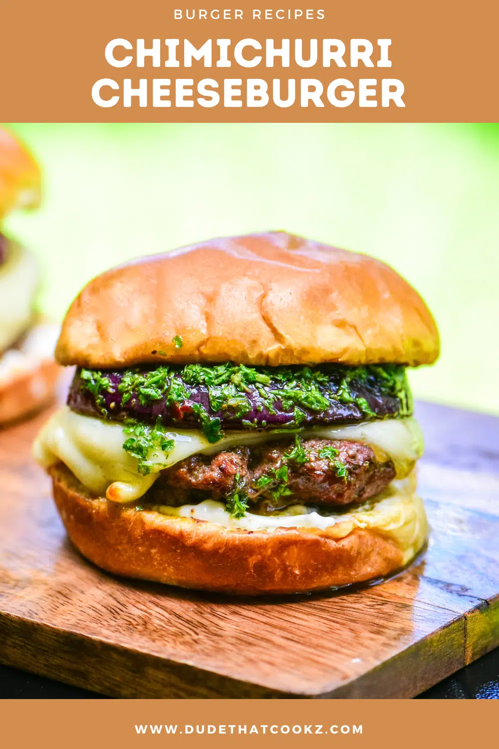 Chimichurri Cheeseburger