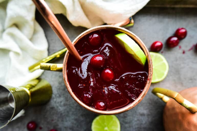 cranberry moscow mule